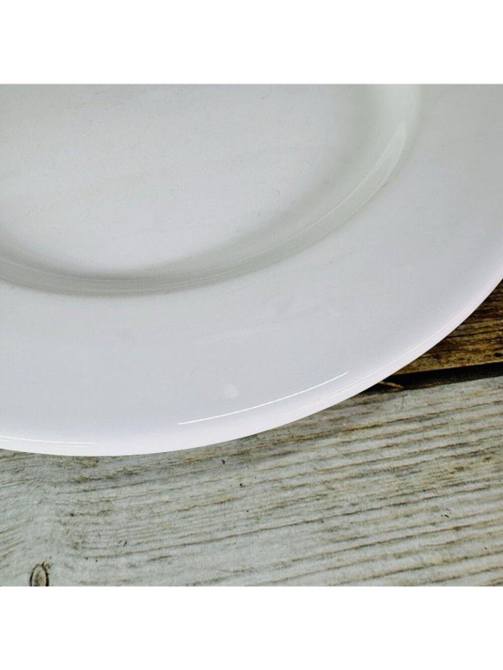Bordallo Pinheiro Portugal BPI95 White Undecorated Smooth 11.75" Dinner Plate - Picture 8 of 10